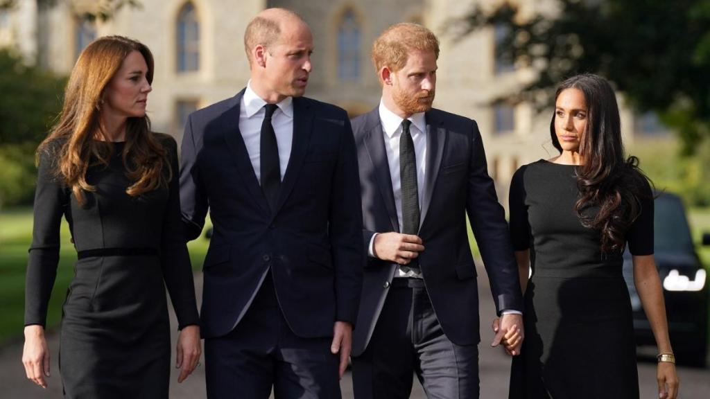 Catherine, Prince William, Prince Harry, Meghan (2)