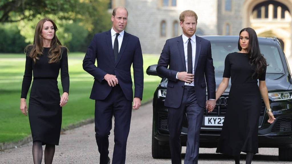 Catherine, Prince William, Prince Harry and Meghan