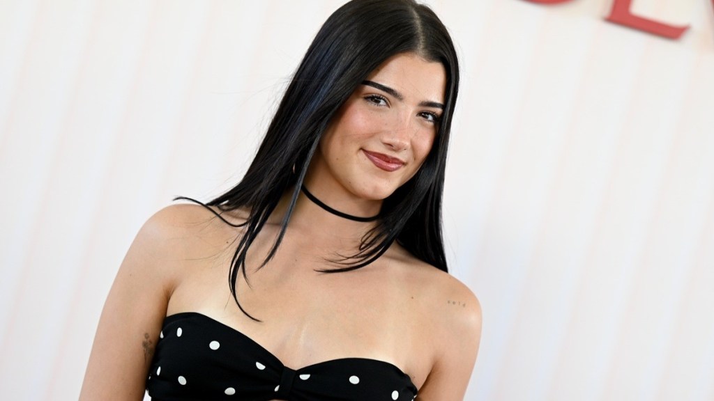 Charli D'Amelio Channels Retro Glam in Polka-Dot Two-Piece at Revolve Festival