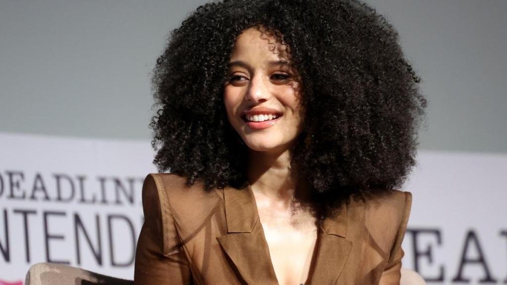 Chase Infiniti Turns Up the Heat in Plunging Sheer Co-Ord Set