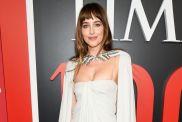 Dakota Johnson's High Slit Valentino Dress Hangs by Just 2 Strings
