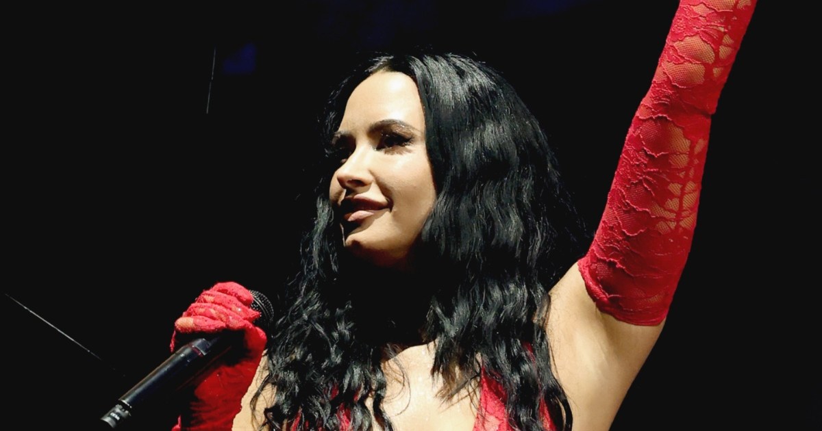 Demi Lovato Gives a Peek of Thong in Extremely Low-Waisted&hellip;