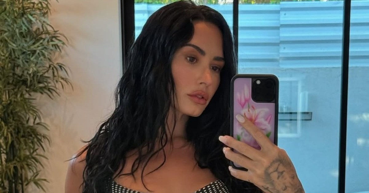 Demi Lovato Takes the Stage in an All-Sheer Look on Tour