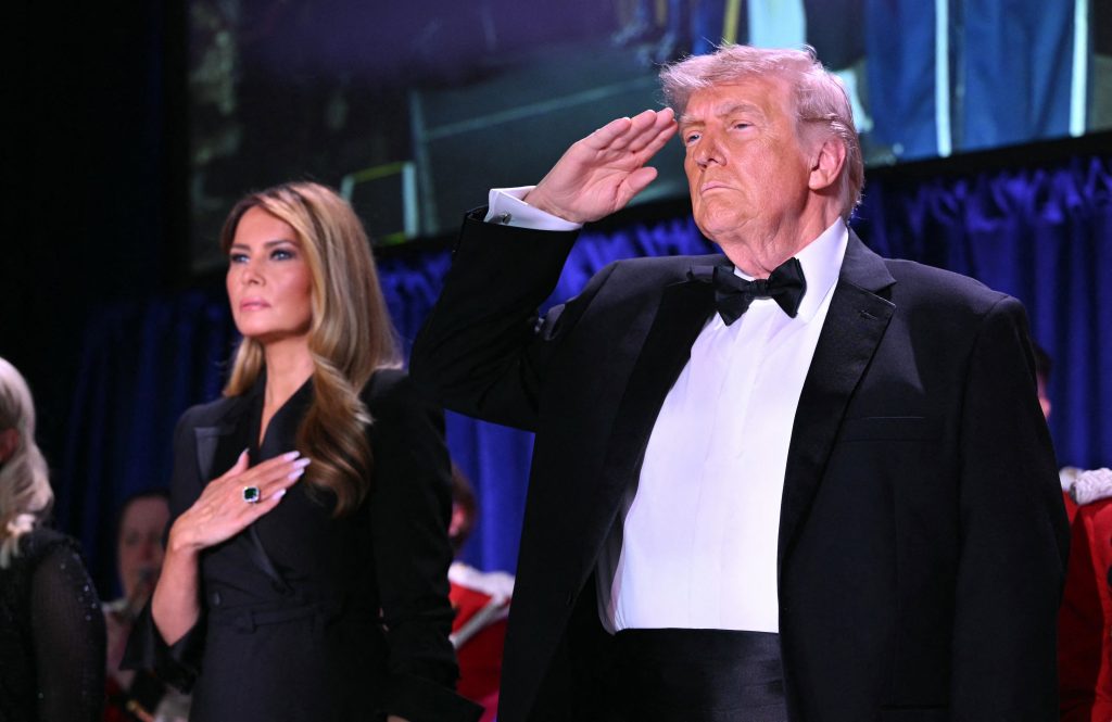 DJT with his wife