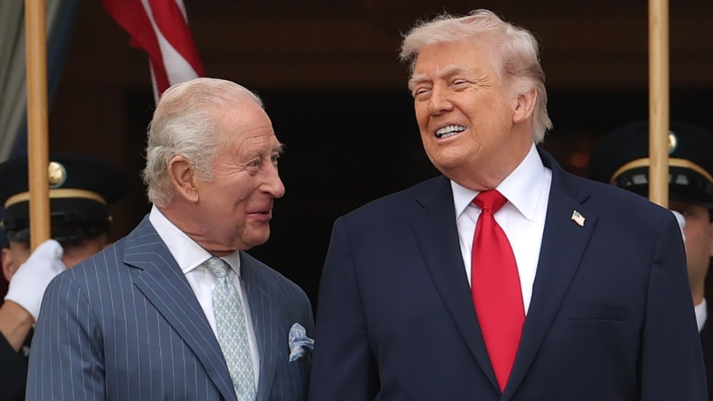 Donald Trump King Charles White House