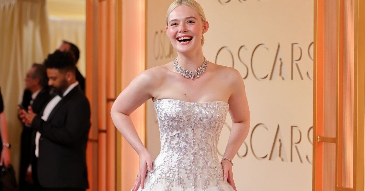 Elle Fanning's Mini Dress Look Lands Just Right for Vogue Spain