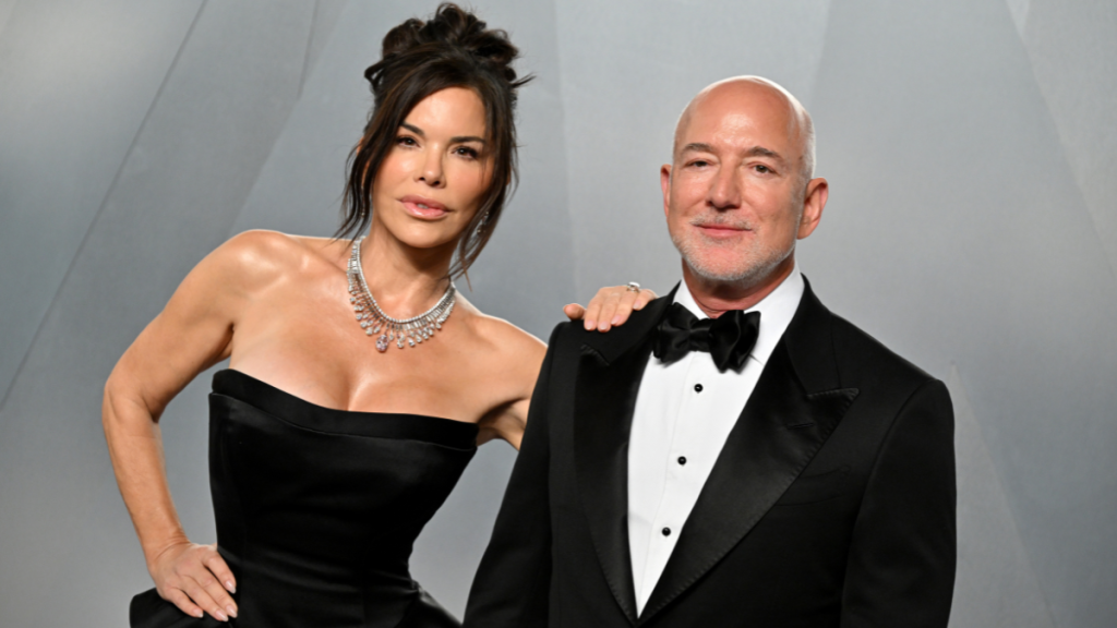 Jeff Bezos’ Wife Lauren Jokes About Having a Baby With Him