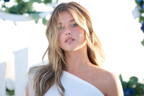 Nicole Wallace Styles Bikini Bottom With T-Shirt for Vogue Spain Feature