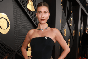 Hailey Bieber Nails Fountain Shoot in High-Slit Dress for Interview Mag