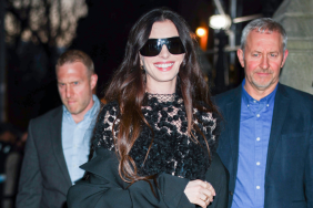 Anne Hathaway’s Calvin Klein Mesh Dress Is Completely See-Through