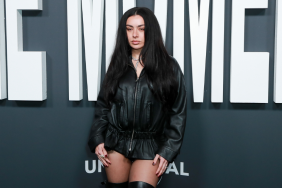 Charli XCX Wears Cozy Gucci Shearling Coat as Furry Micro Minidress