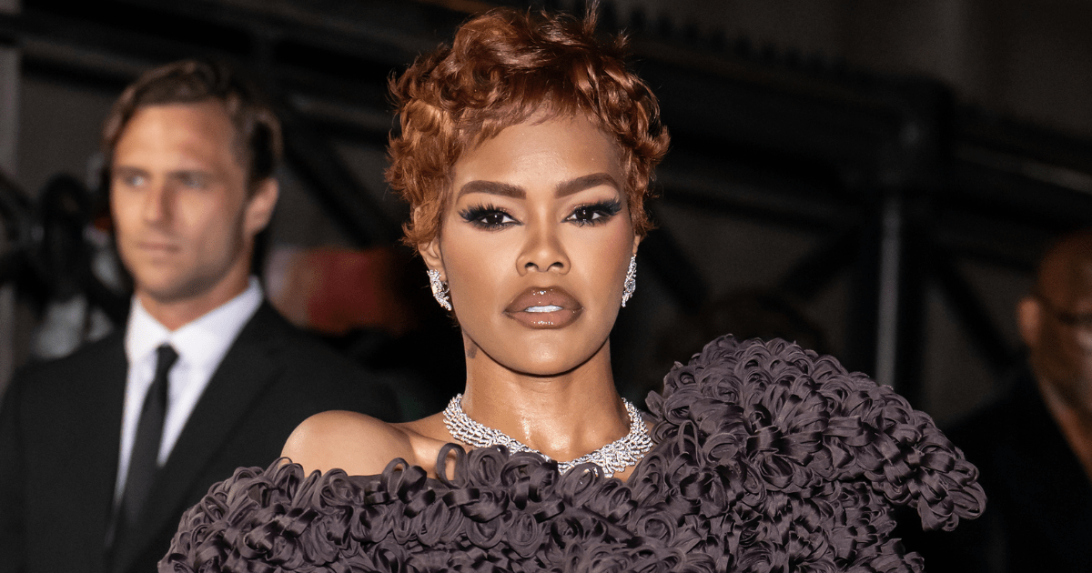 Teyana Taylor Wore Just a Massive Coat as a Dress to Tiffany & Co. Event