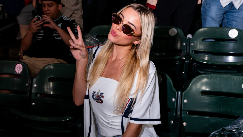 Livvy Dunne Pairs Sydney Sweeney's Syrn Micro Shorts With Bold Cami Top