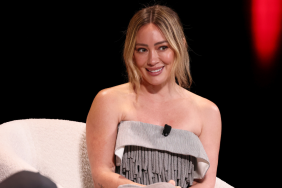 Hilary Duff Stuns in Bold Strapless Top & Sheer Pants for TIME100