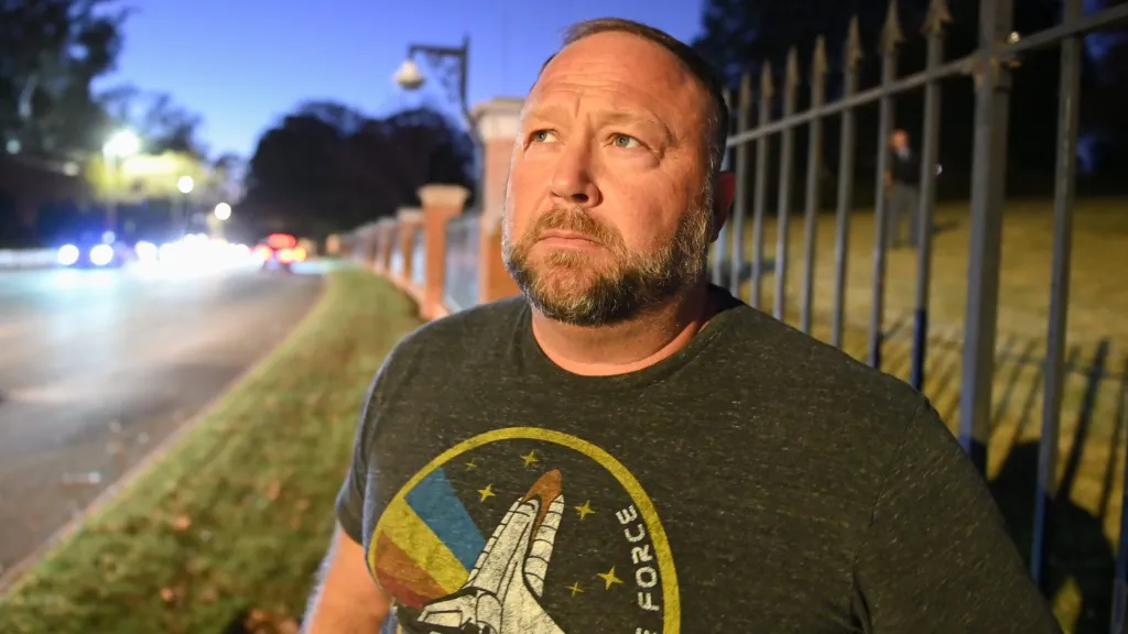 'Stop The Steal,' Far-Right Rallies At The Governor's Mansion In Georgia