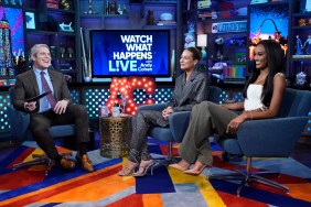 Andy Cohen with Amanda Batula and Ciara Miller on Watch What Happens Live