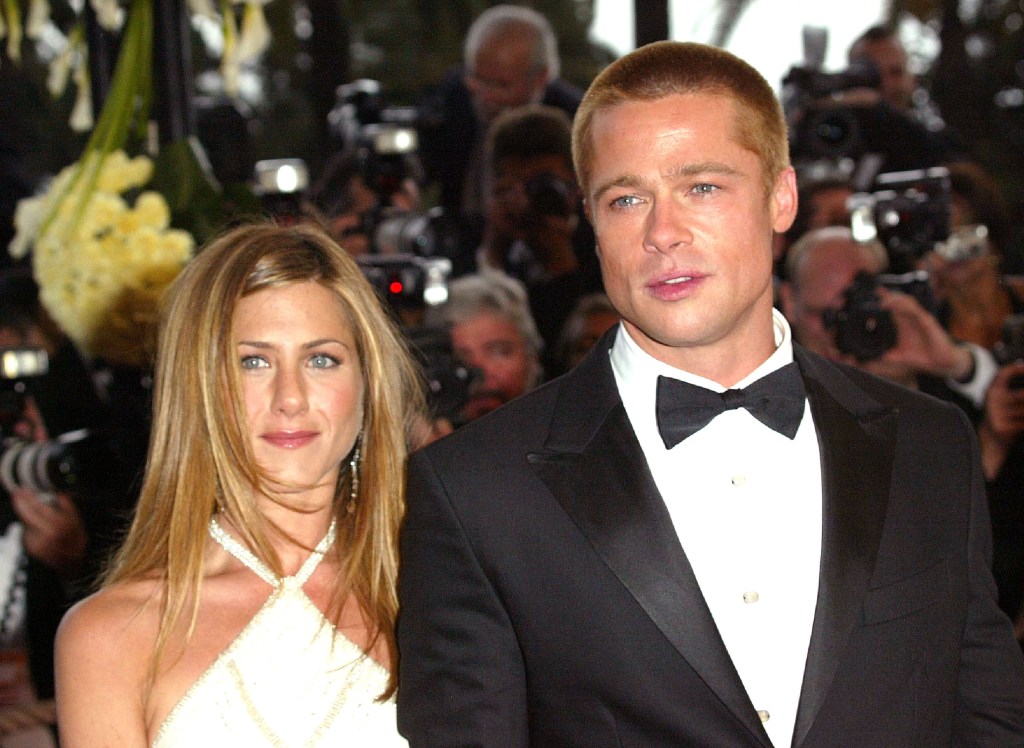 Jennifer Aniston and Brad Pitt 