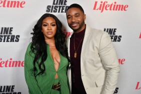 Drew Sidora and Ralph Pittman attend the Atlanta screening of Lifetime's "Line Sisters" at IPIC Theaters at Colony Square