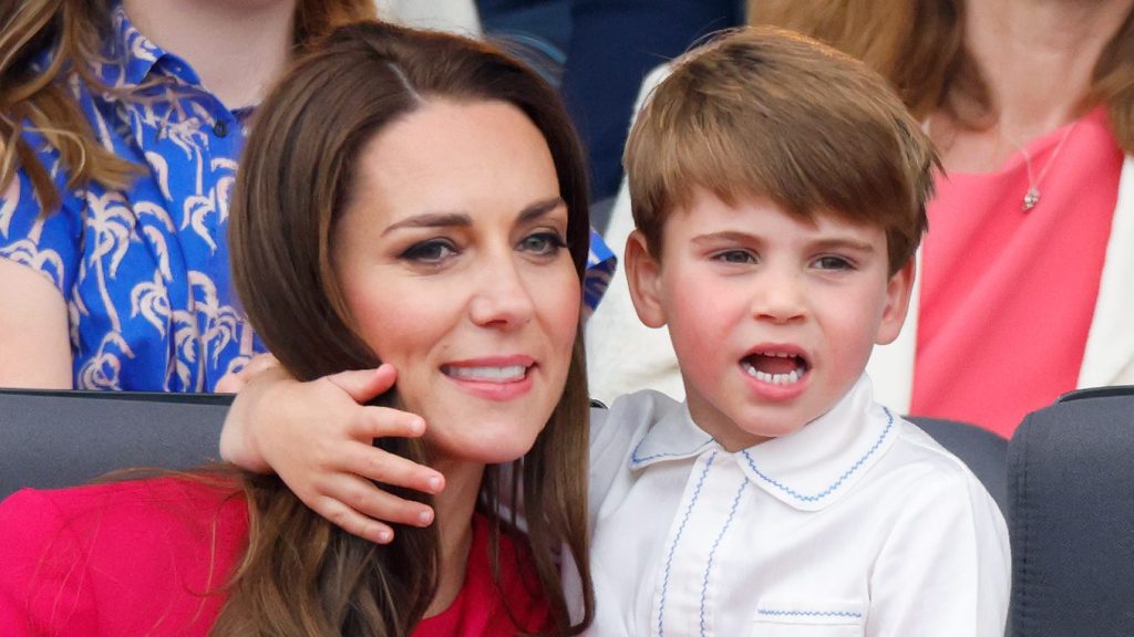 Kate Middleton and Prince Louis