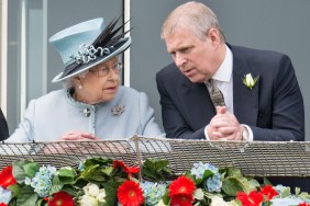 Queen Elizabeth with the disgraced Andrew