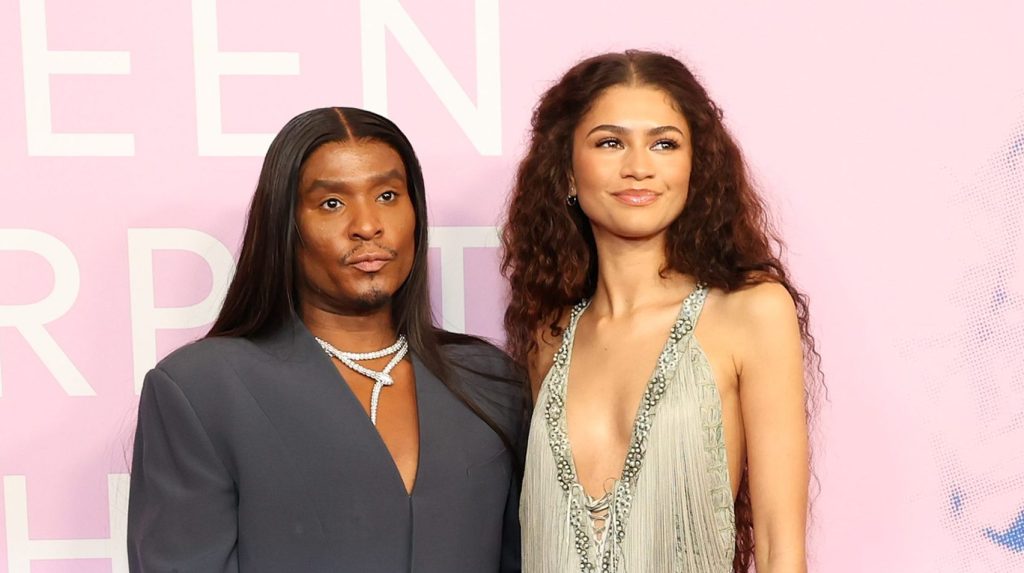 Zendaya with her stylist