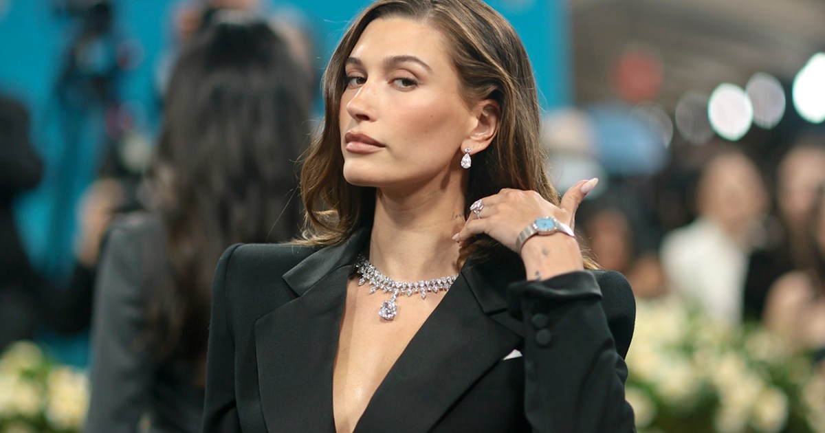 Hailey Bieber Turns Up the Drama in Open-Jacket Look for Interview Mag