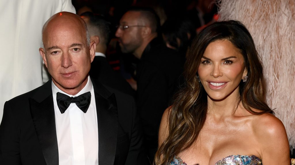 Lauren Sánchez and Jeff Bezos