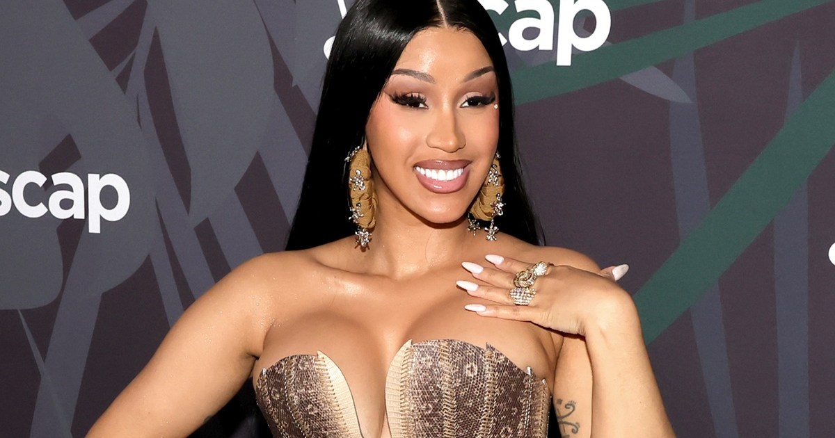 Cardi B Is Drop-Dead Gorgeous in a Strapless Fit for Haircare Line