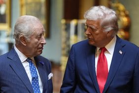 King Charles and Donald Trump