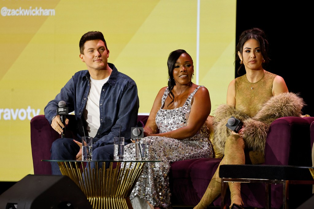 Zack Wickham, Jasmine Goode, and Michelle Saniei at BravoCon 2025