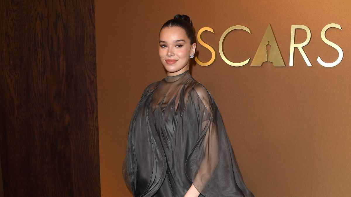 Hailee Steinfeld's Dress Gets Ridiculously High Slit for Ashley Luxe -  Reality Tea