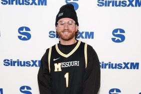 West Wilson at SiriusXM Studios wearing a black beanie and a black Mizzou jersey
