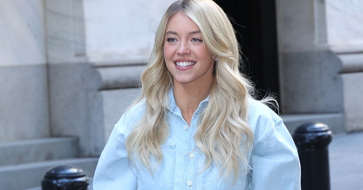 Sydney Sweeney Rips Her Jeans To Make Denim Micro Shorts for AE