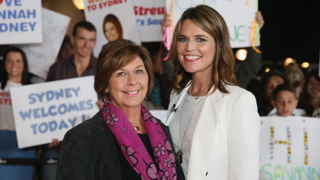Nancy and Savannah Guthrie