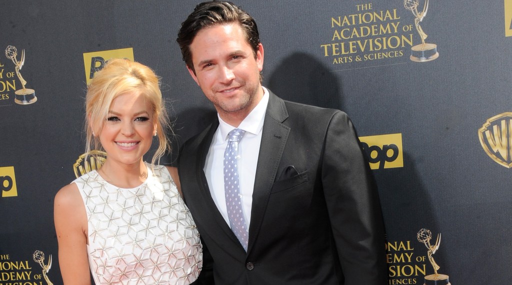 Kirsten Storms and Brandon Barash