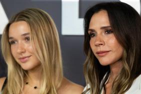 Harper Beckham and Victoria Beckham