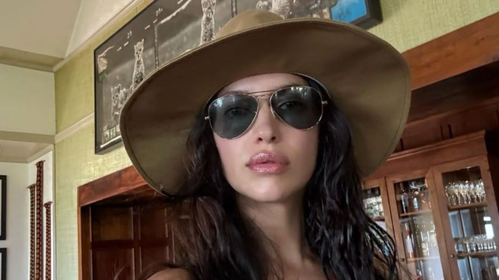 Irina Shayk Returns With Bikini Top Selfie Weeks After Actor Awards Buzz