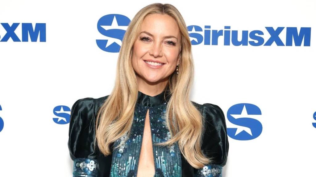 Kate Hudson's Fully Sheer Armani Top's Bold Neckline Dips Super Low