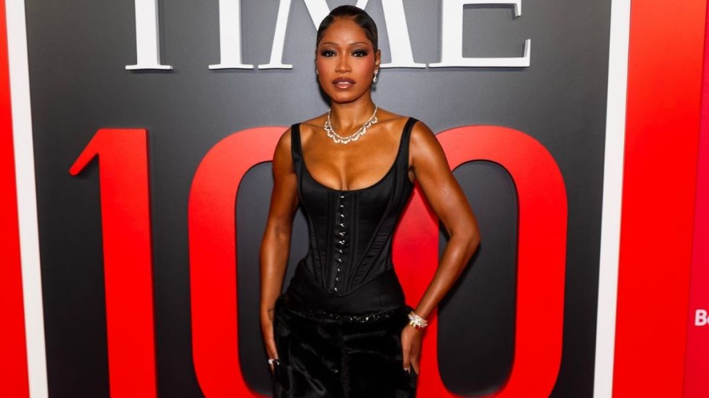 Keke Palmer's Wiederhoeft Corset & Skirt Look Boasts a Super High Slit