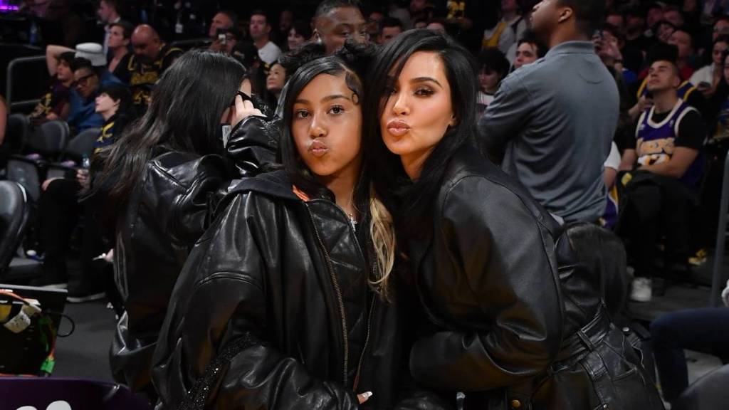 Kim Kardashian and North West