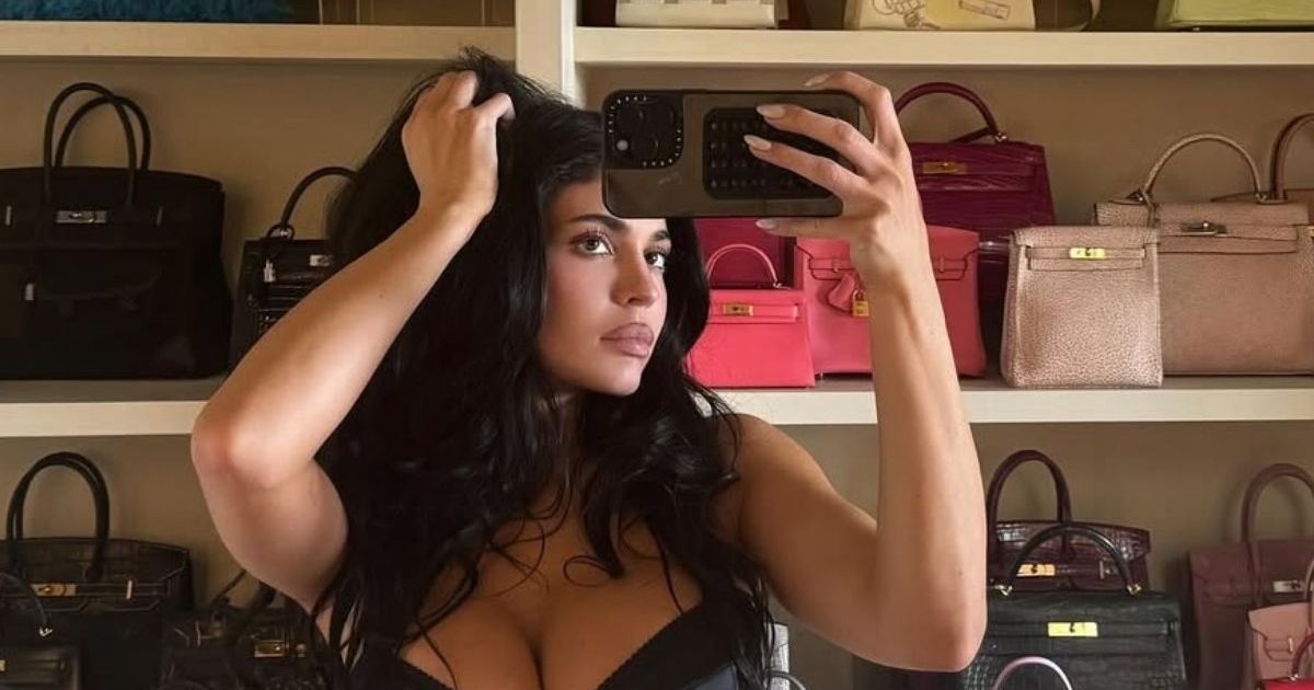 Kylie Jenner Puts Her Hourglass Figure on Display in Risqué Backless Dress
