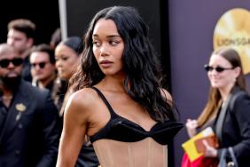 Laura Harrier Brings Sheer Drama to 'Michael' Premiere in a Bold Fit