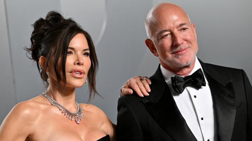 Lauren Sánchez and Jeff Bezos