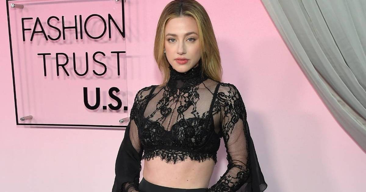 Lili Reinhart's Sheer Lace Crop Top Steals the Show at Fashion Trust Awards