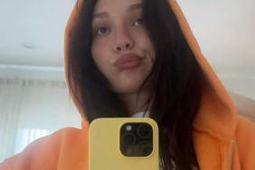 Maddie Ziegler Wears Nothing But Silver Fur Stole in New Photo