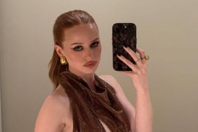 Madelaine Petsch Wows in Bold V-Neck Top Post Strangers 3 Hype