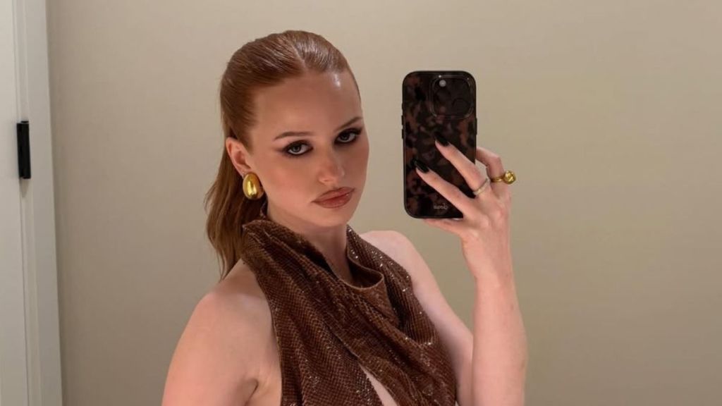 Madelaine Petsch Wows in Bold V-Neck Top Post Strangers 3 Hype