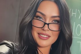 Megan Fox Commands Attention in Bold V-Neck Jacket for Dr Squatch Video