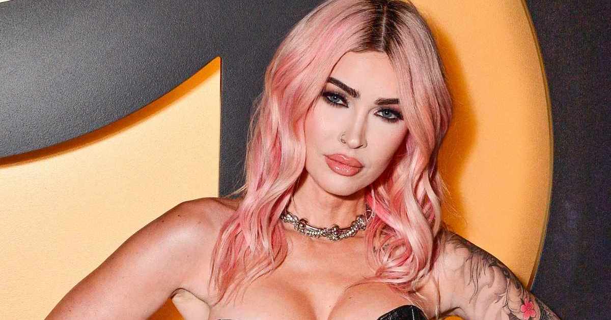 Megan Fox's Leather Fit Comes With Super Risky Neckline for Ad