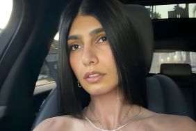 Mia Khalifa Puts Her Legs on Full Display in Bathrobe-Only Look